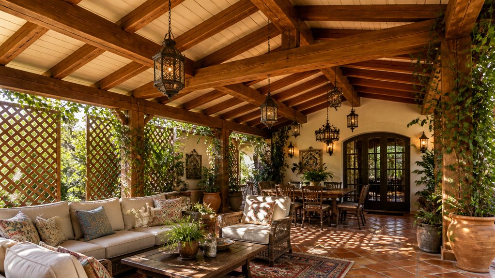 ceiling influences patio design