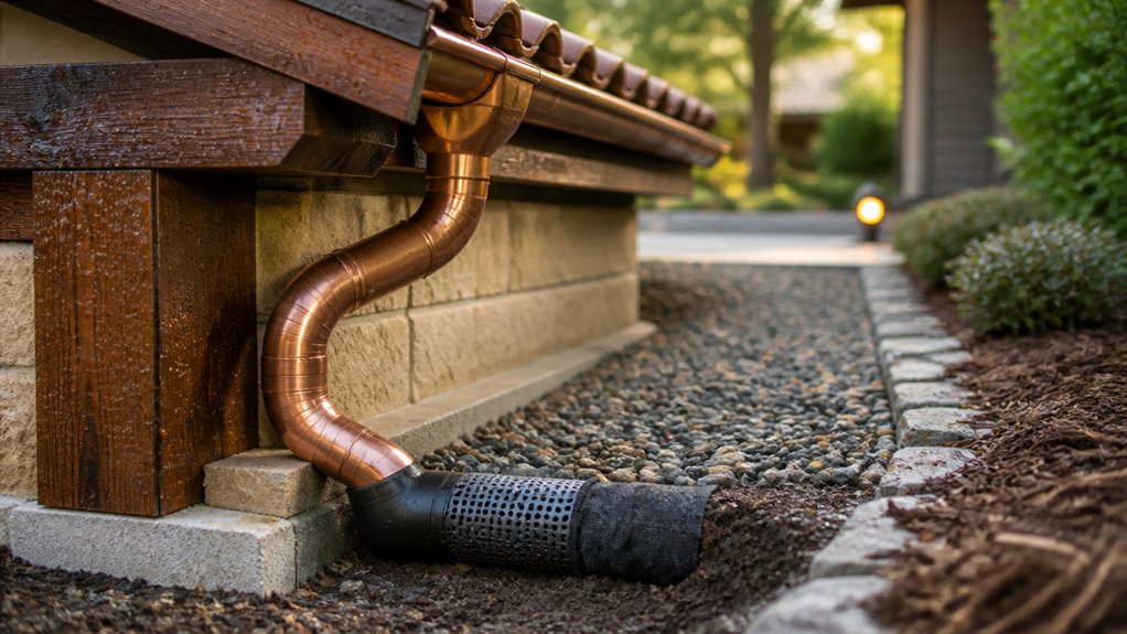 enhance patio roof drainage