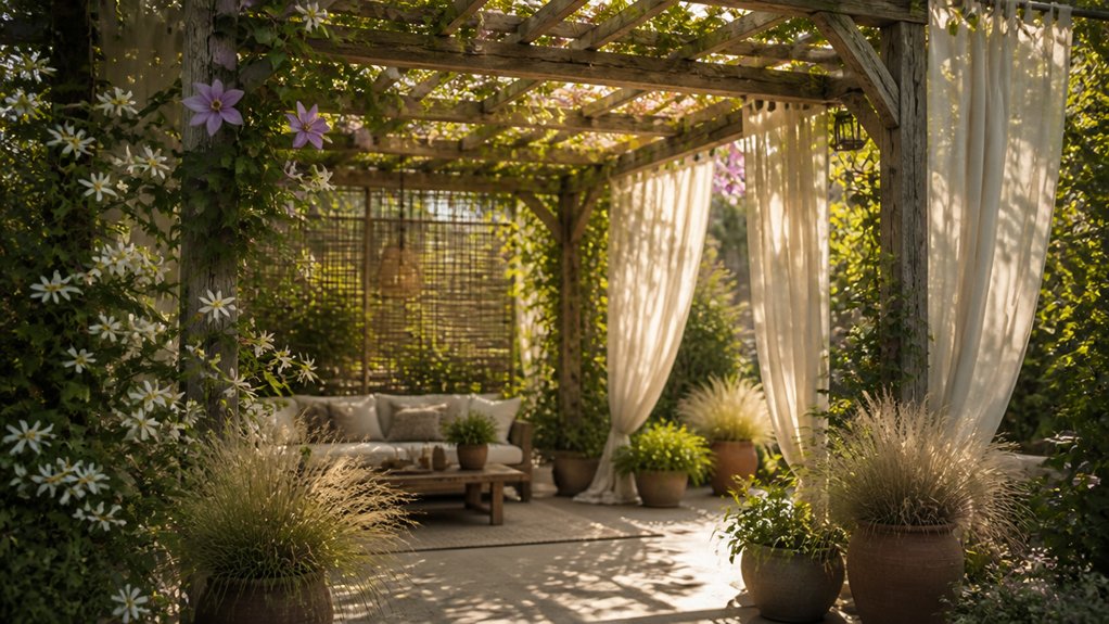enhancing privacy for pergolas