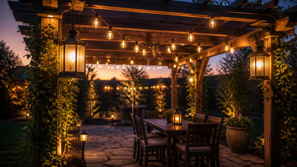 pergola lighting options explained